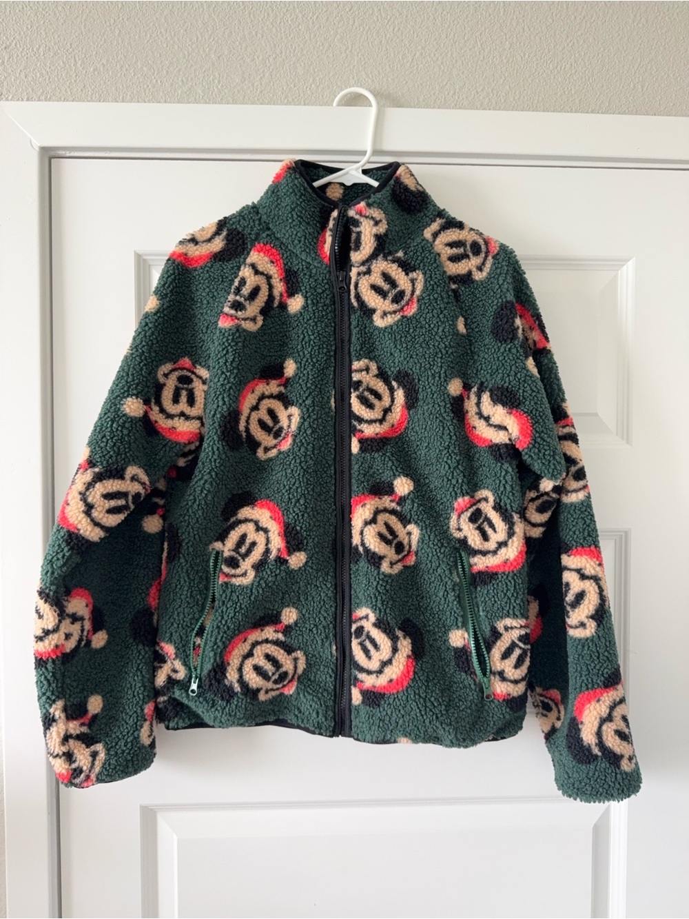 Disney Parks Sherpa Mickey Santa jacket